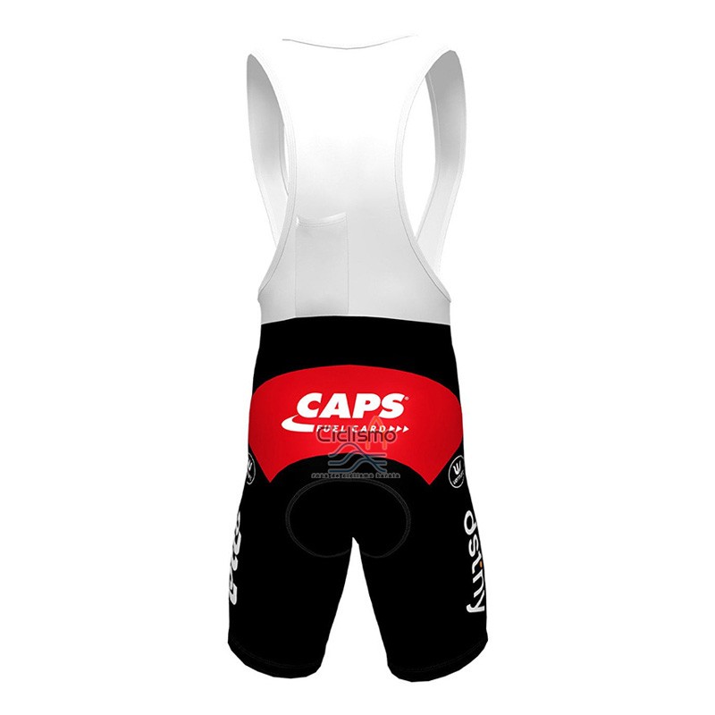 Lotto Dstny Ropa Ciclismo Culotte Corto 2023 Mangas Cortas Rojo Azur2